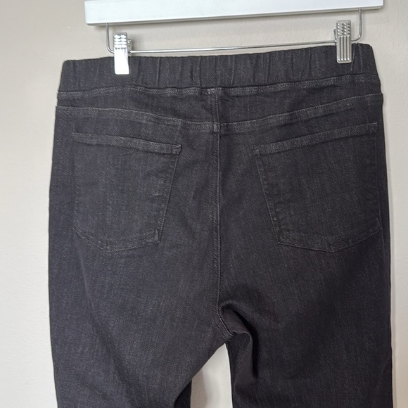 Eileen Fisher Pull on Black Jeggins Organic Cotton Blend Size Medium EUC Womens - Picture 6 of 14